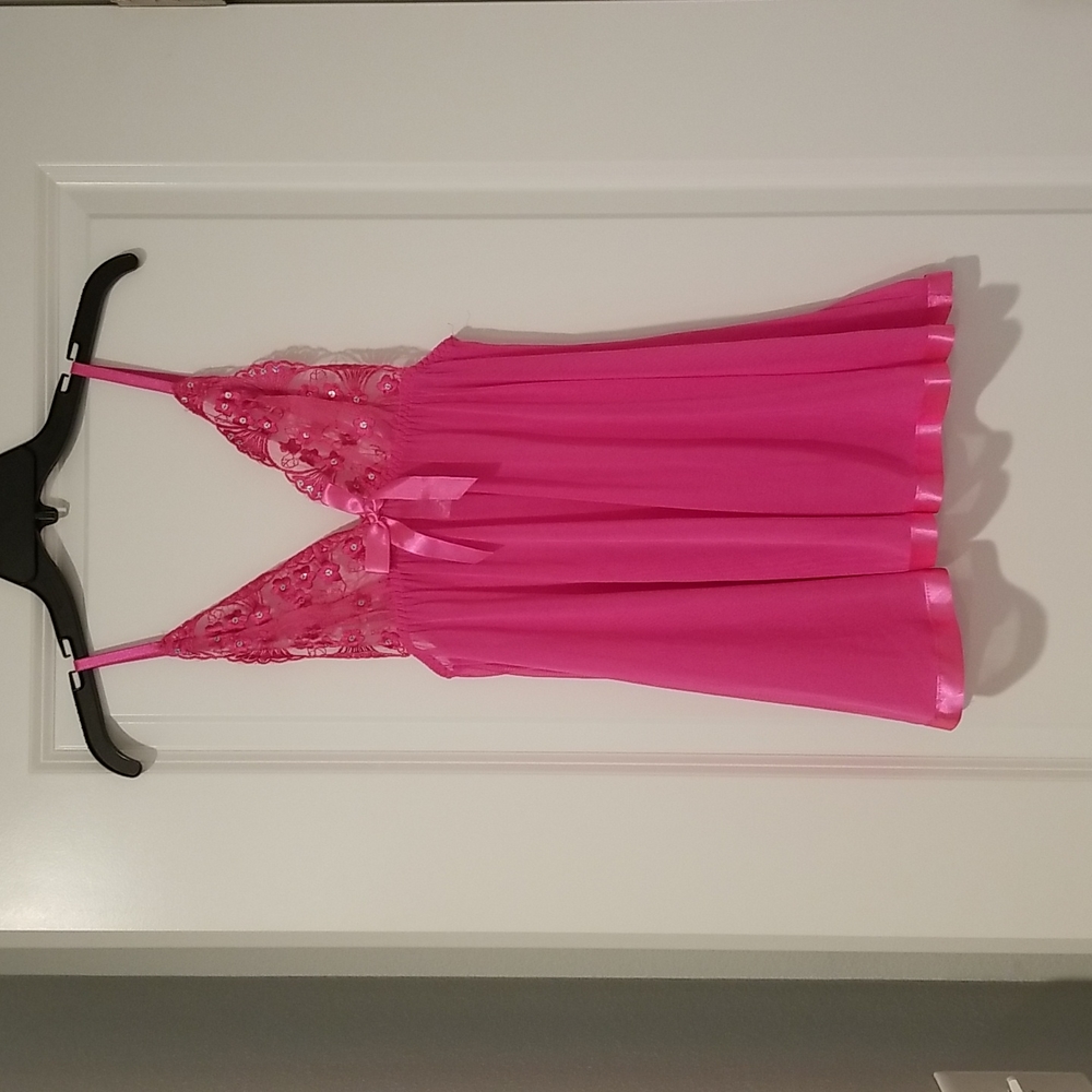 Pink Lacy Nighty